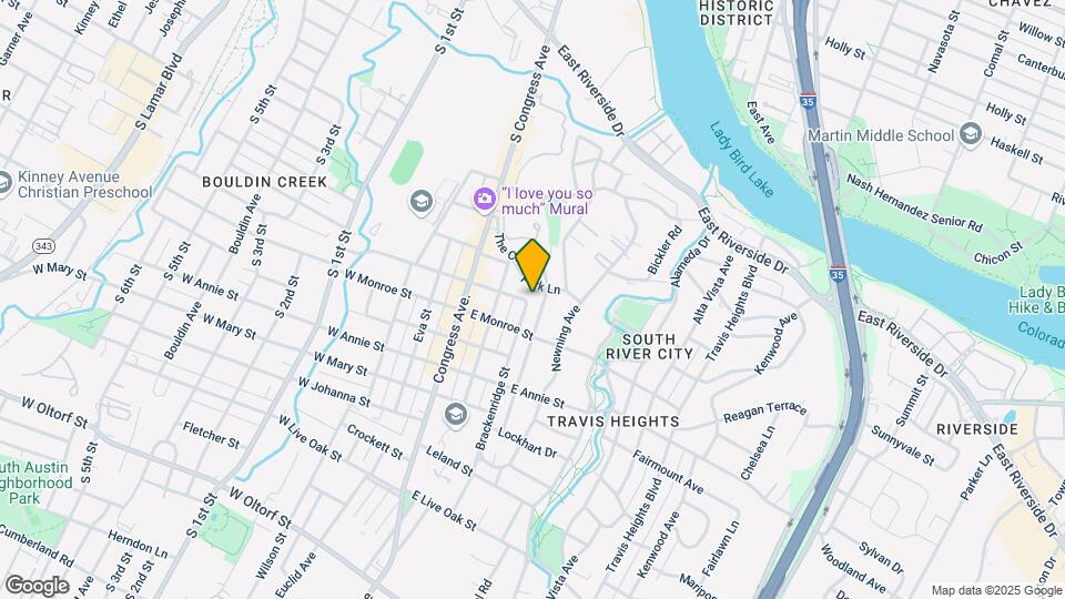 1501 Brackenridge St Mapa y Detalles de la Ubicación