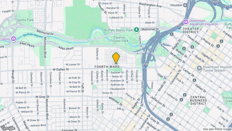 1212 W Dallas St Map and Location Details