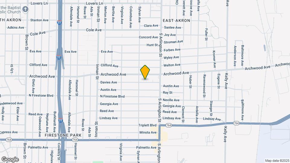 927 Davies Ave Map and Location Details