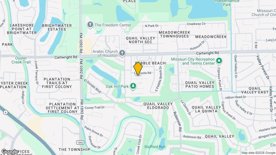 3306 Hunterwood Dr Map and Location Details