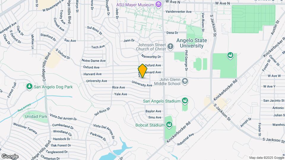 2519 Tcu Ave Map and Location Details