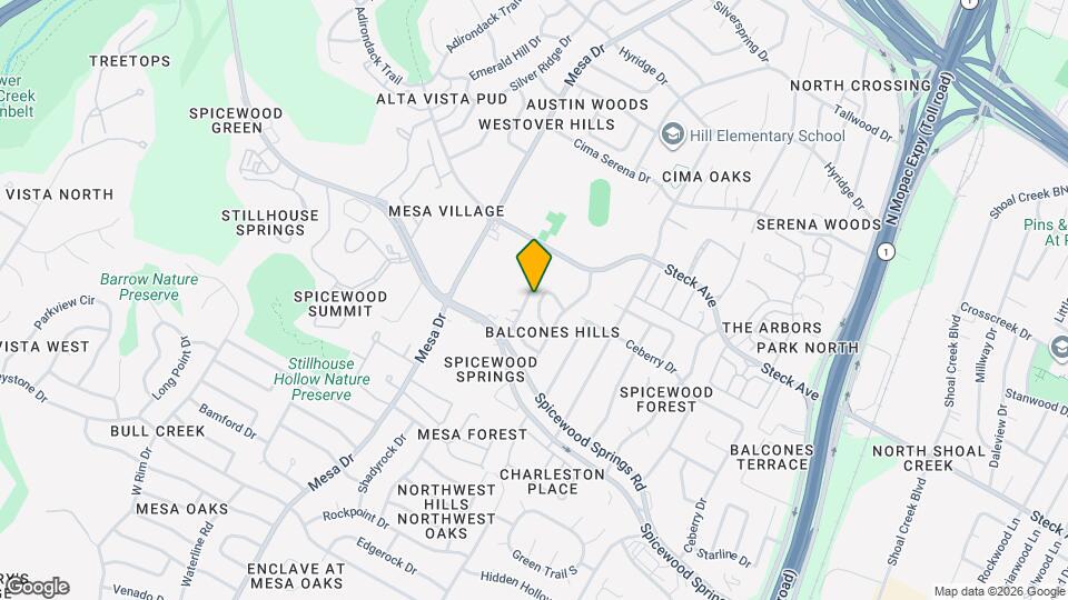 8122 Meandering Way Map and Location Details