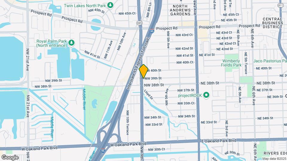 890 NW 39th St Map and Location Details