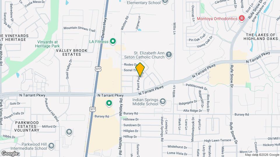 2075 Paint Pony Ln Mapa y Detalles de la Ubicación