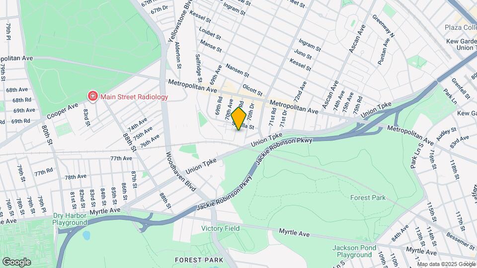 88-22 70th Rd Map and Location Details