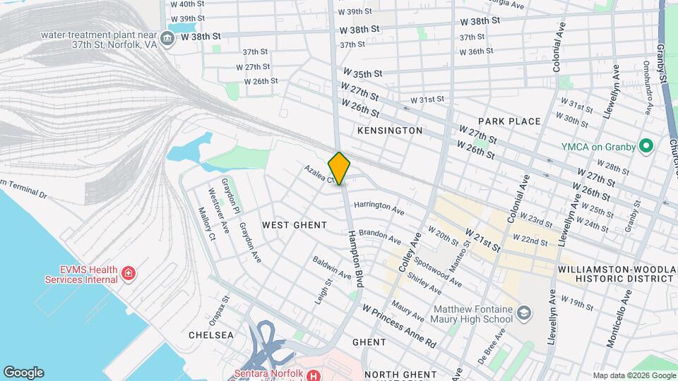 2101 Hampton Blvd Mapa y Detalles de la Ubicación