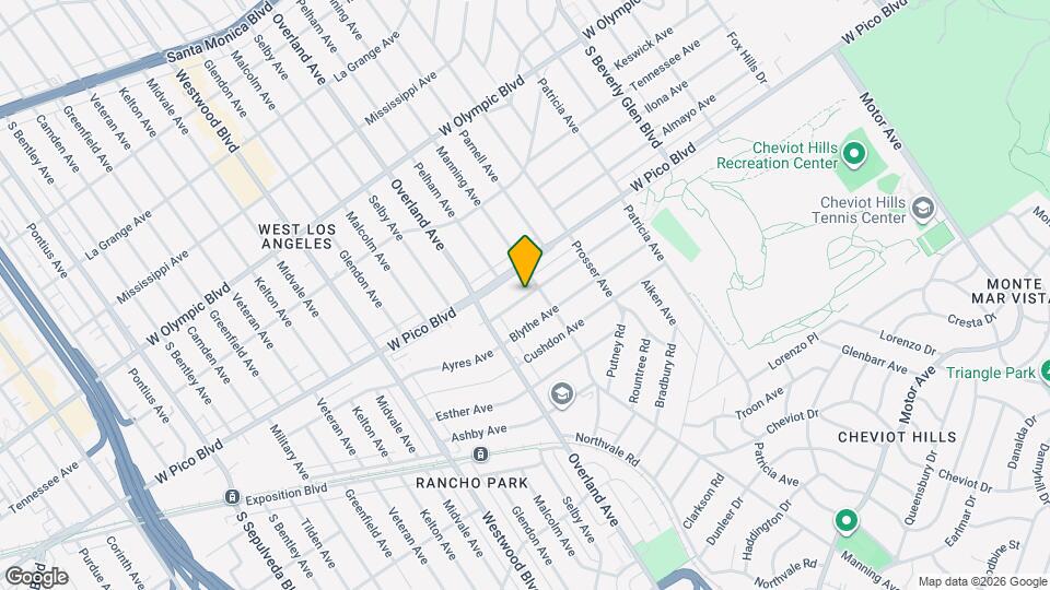 10615 Ayres Ave Map and Location Details