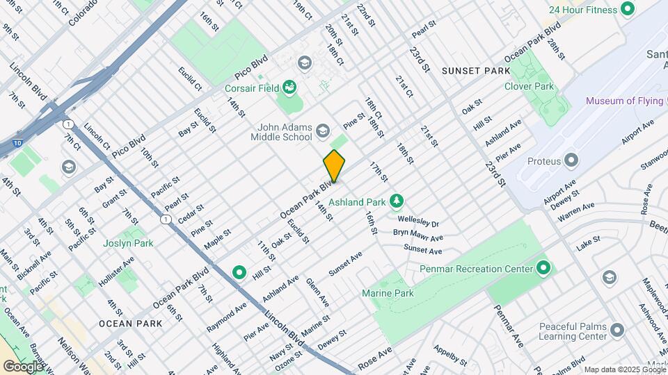 1512 Ocean Park Blvd Map and Location Details