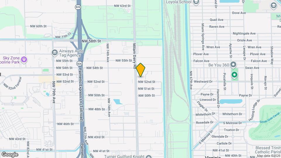 7155 NW 52nd St Map and Location Details