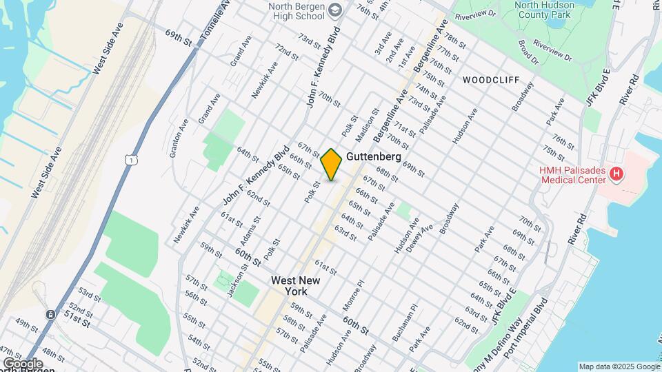 6511 Madison St Map and Location Details