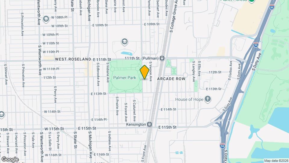 11219 S Martin Luther King Dr Map and Location Details