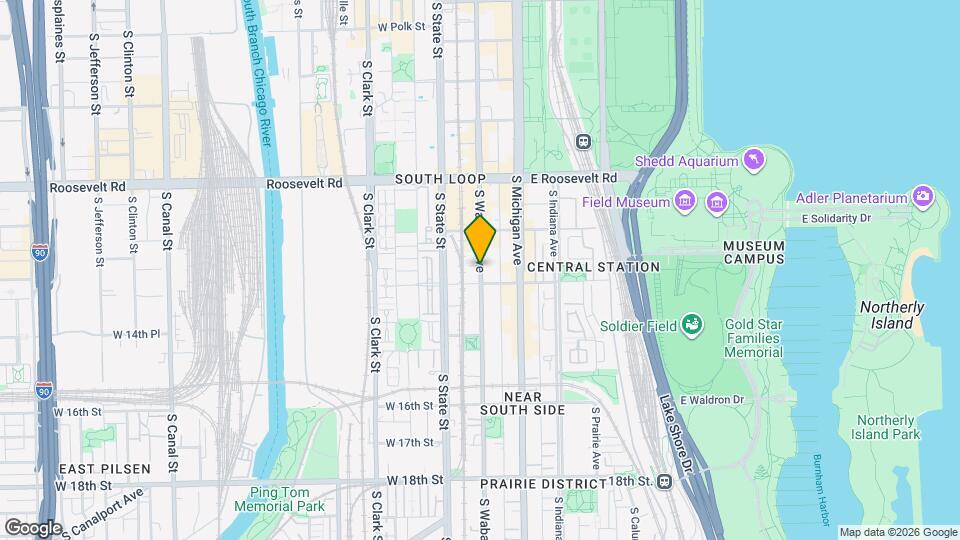 1372 S Wabash Ave Map and Location Details