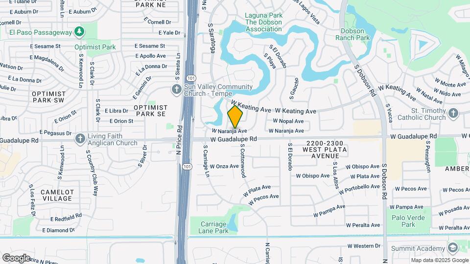 2547 W Naranja Ave Map and Location Details