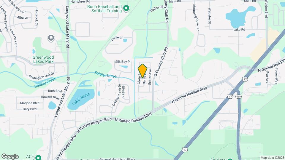 134 Burns Ave Mapa y Detalles de la Ubicación