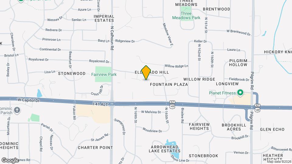 4130 Eldorado Ct Map and Location Details