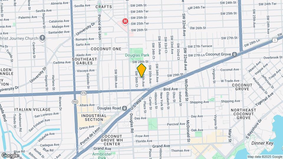 2928 SW 36th Ave Map and Location Details