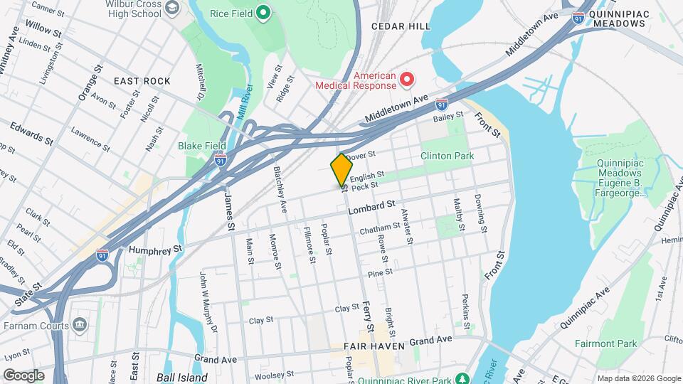 596 Ferry St Mapa y Detalles de la Ubicación