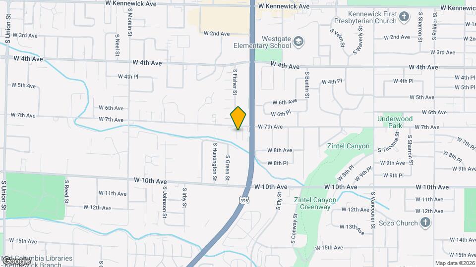 2907 W 7th Ave Map and Location Details