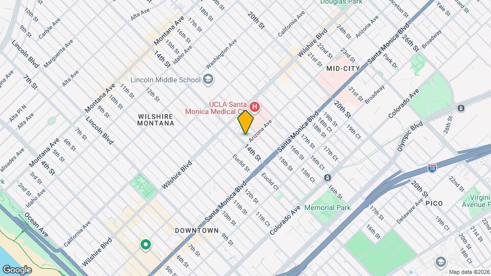 1251 14th St, Unit 207 Map and Location Details