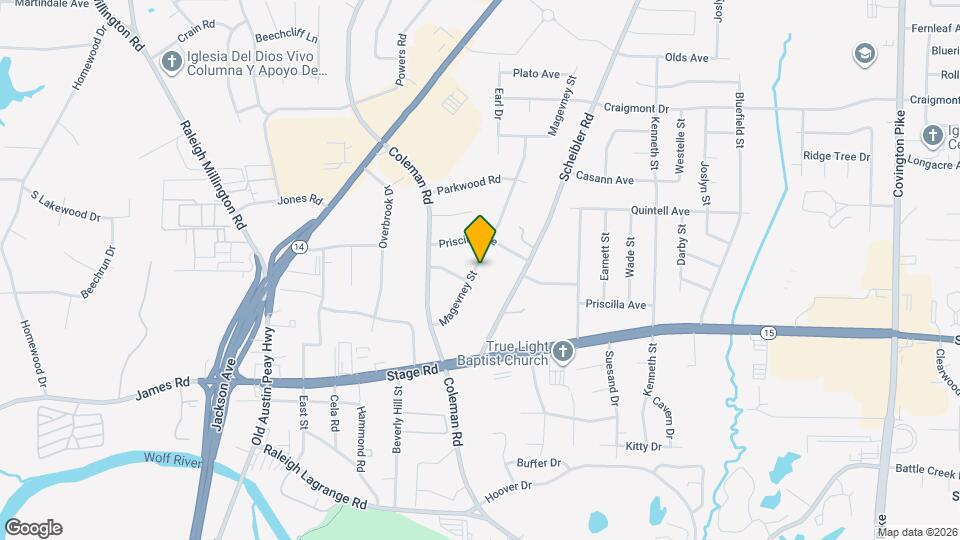 3070 Magevney St Map and Location Details