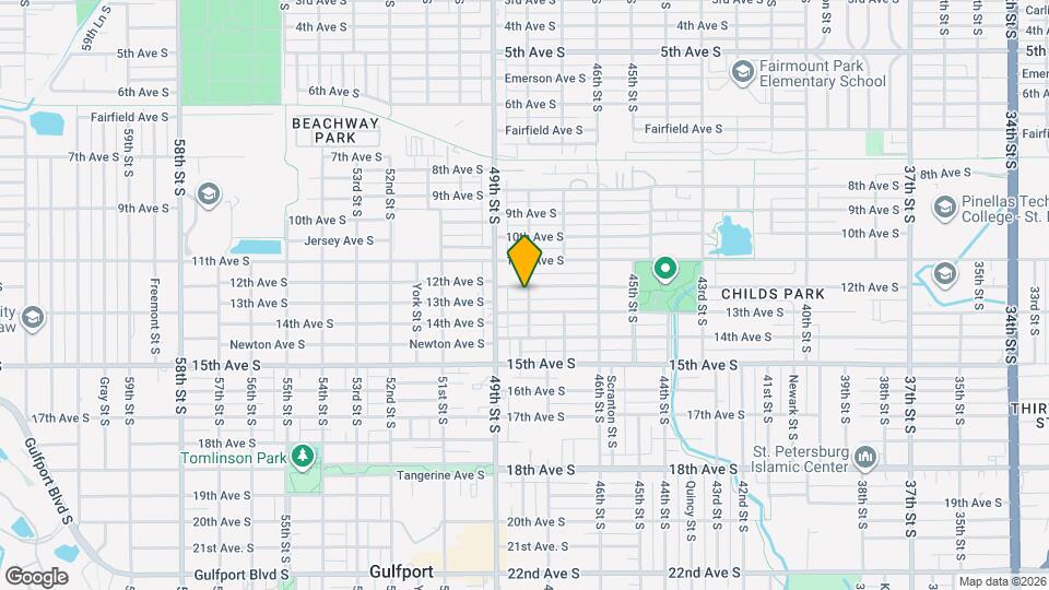 4800 12th Ave S Map and Location Details