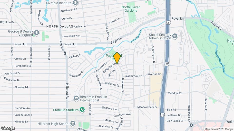 10639 Boedeker St Mapa y Detalles de la Ubicación