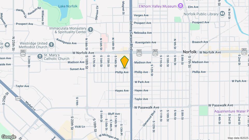 213 S 13th Pl Mapa y Detalles de la Ubicación