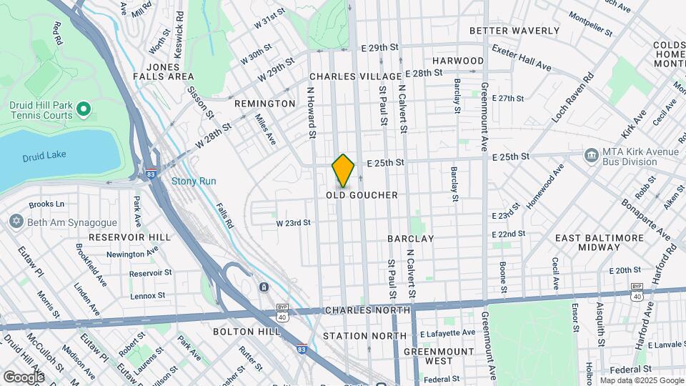 2405 Maryland AVenue Map and Location Details