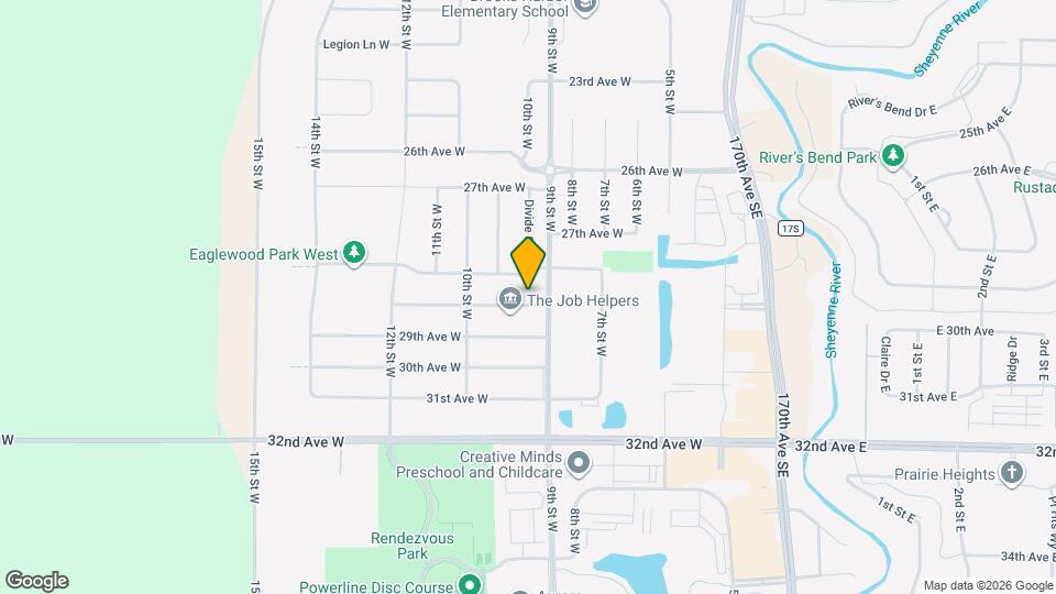 916 Eaglewood Ave Map and Location Details