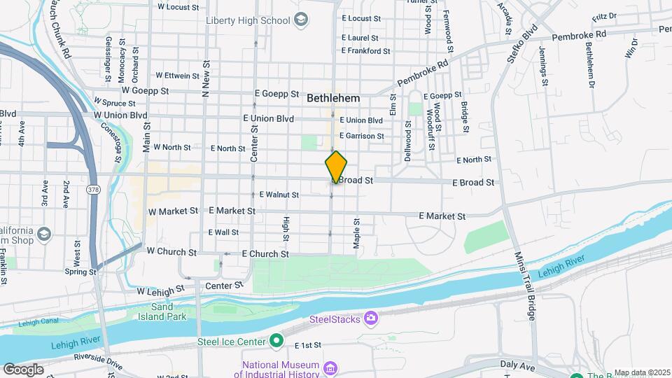536 Linden St Map and Location Details