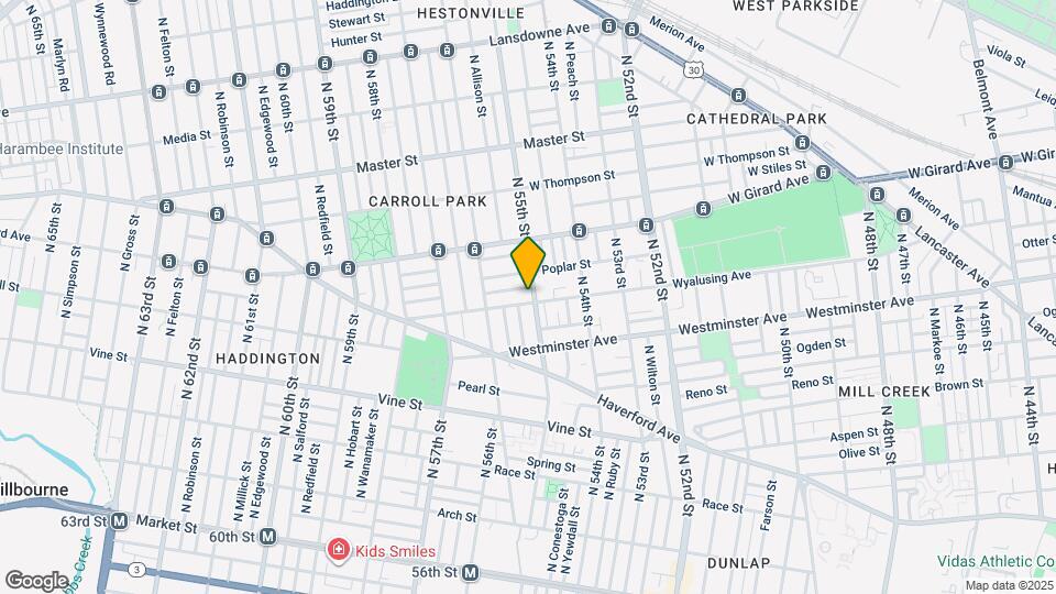 606 N 55th St Map and Location Details