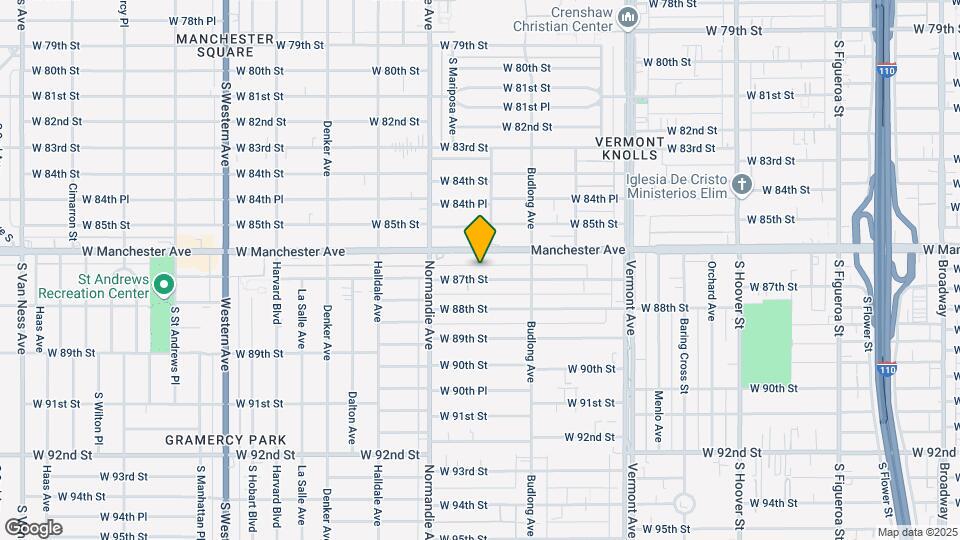 1261 W 87th St Map and Location Details