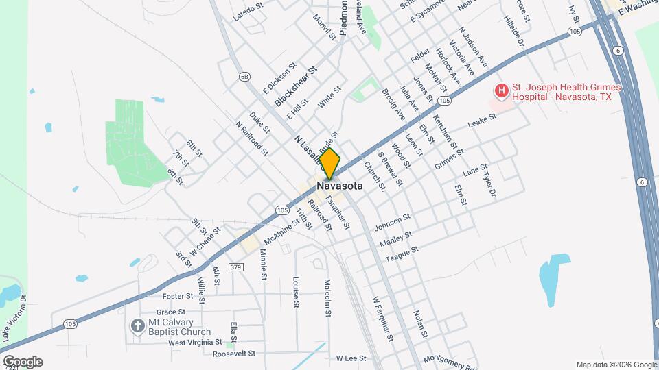 210 E Washington Ave Mapa y Detalles de la Ubicación