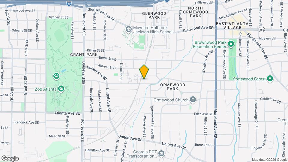 850 Ormewood Ave SE Mapa y Detalles de la Ubicación