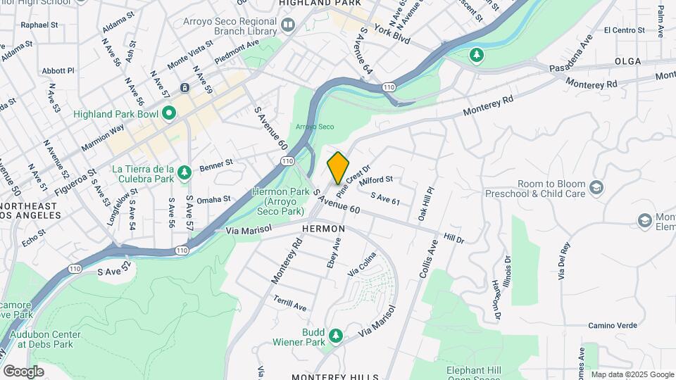 6024 Monterey Rd Mapa y Detalles de la Ubicación