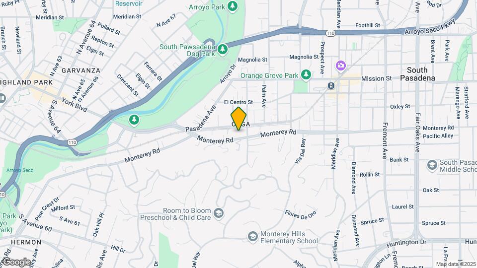 406 Monterey Rd Map and Location Details