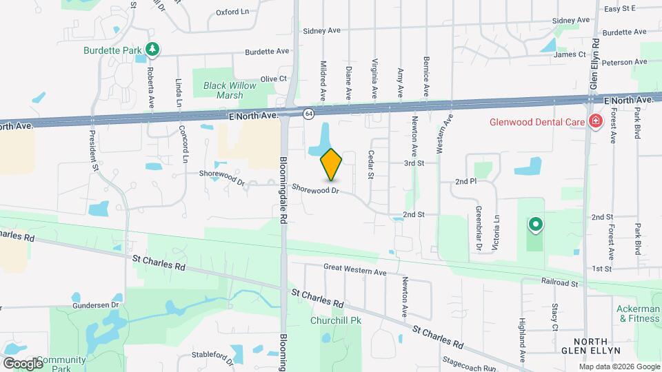 280 Shorewood Dr Map and Location Details