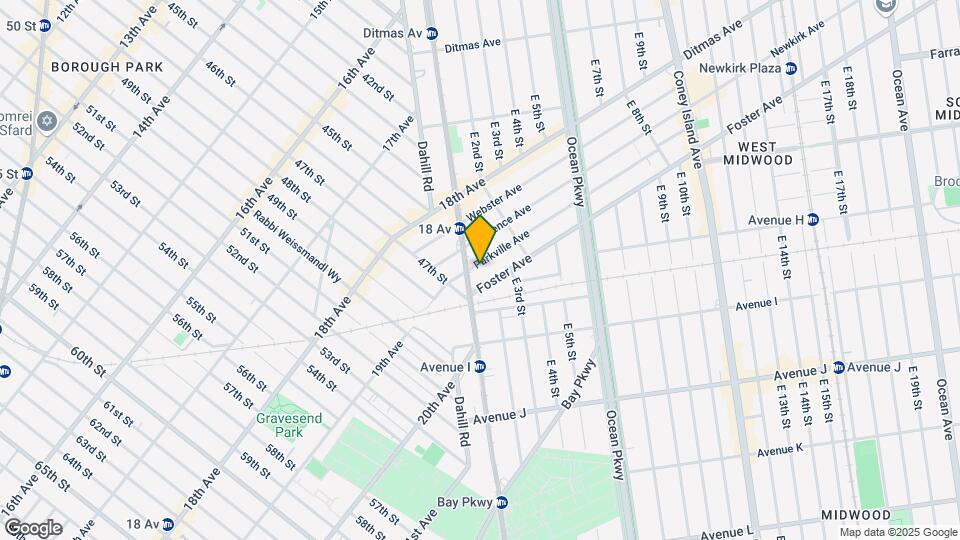 34 Parkville Ave Mapa y Detalles de la Ubicación