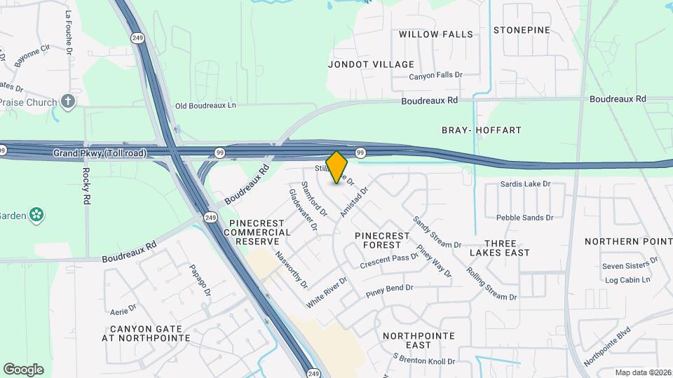 19602 Cotton Creek Dr Map and Location Details