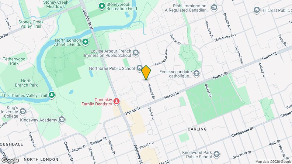 321 Belfield St Map and Location Details