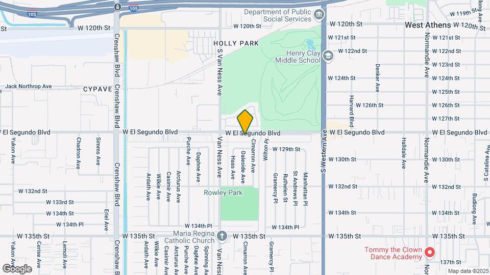 2110 W El Segundo Blvd. Map and Location Details