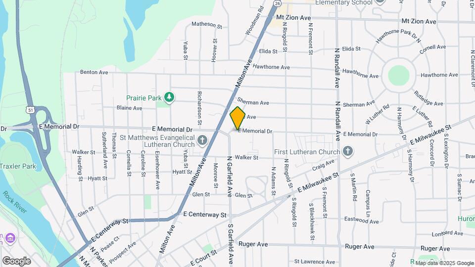 1112 E Memorial Dr Map and Location Details