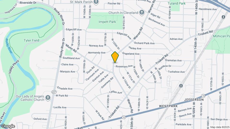 15220 Rosemary Ave Map and Location Details