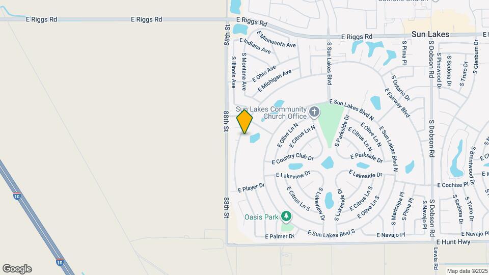 8883 E Fairway Blvd Map and Location Details