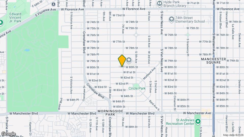2900 W 80th St Map and Location Details