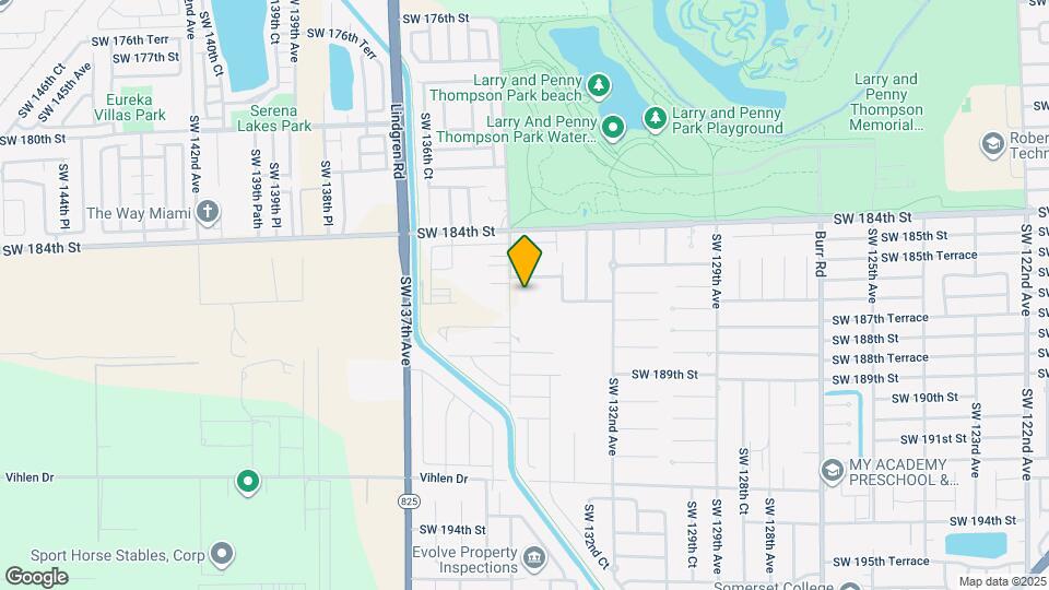 18521 SW 134th Ave Map and Location Details