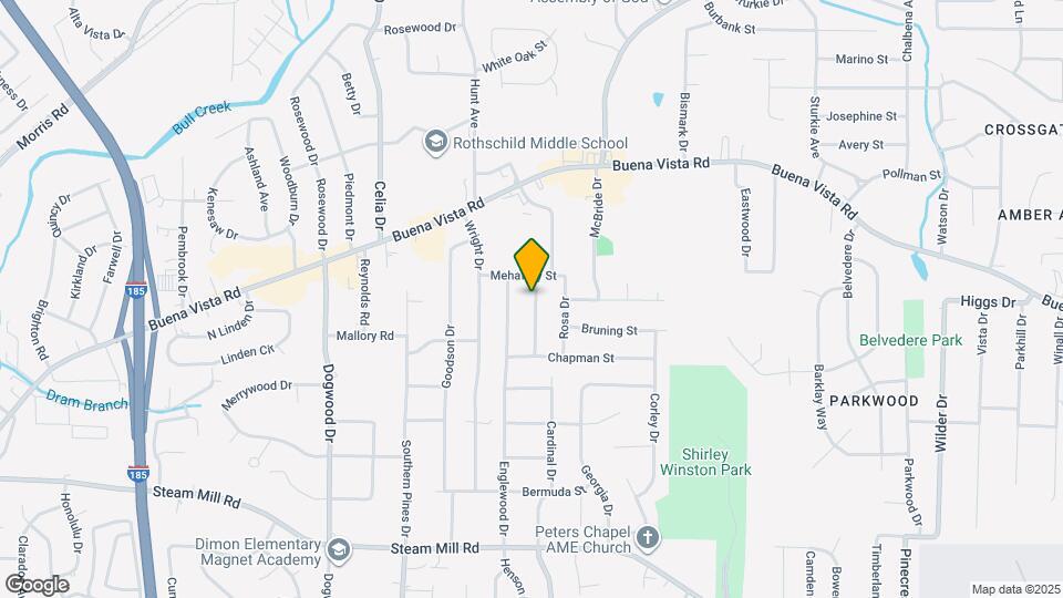 847 Mcpherson Dr Mapa y Detalles de la Ubicación