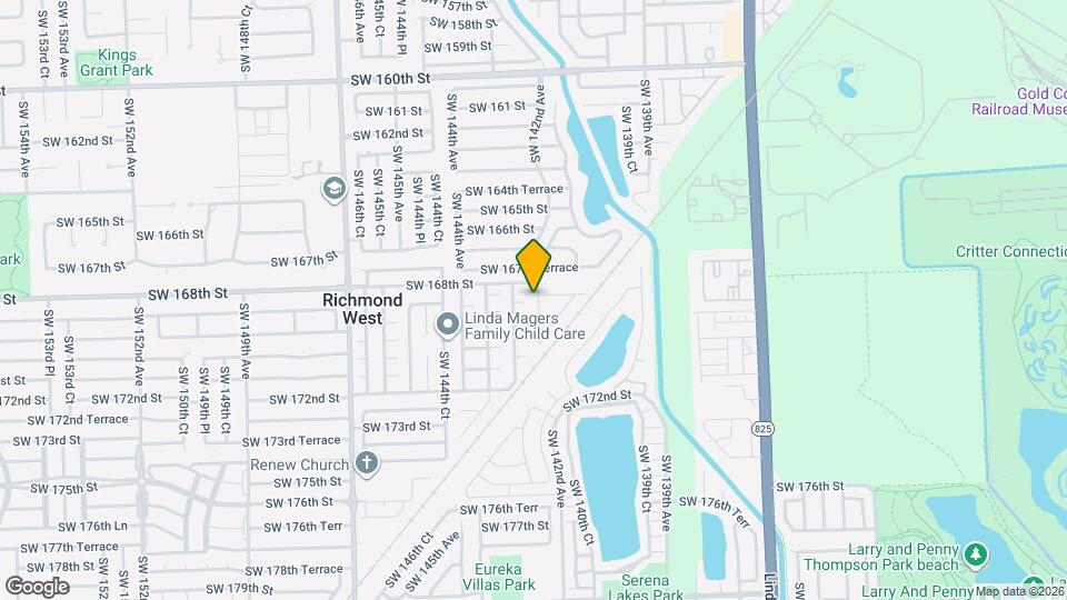 16880 SW 141st Ct Map and Location Details