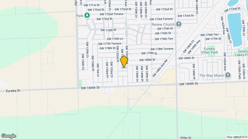 18121 SW 152nd Ct Map and Location Details