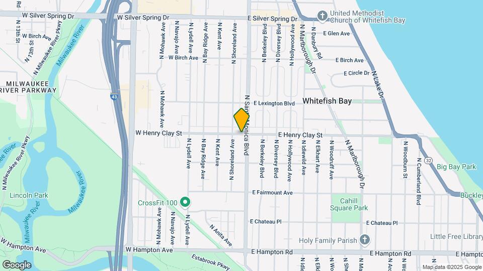 225 E Henry Clay St, Unit 1 Map and Location Details
